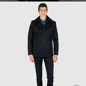 Straight to Hell Wool Pea Coat